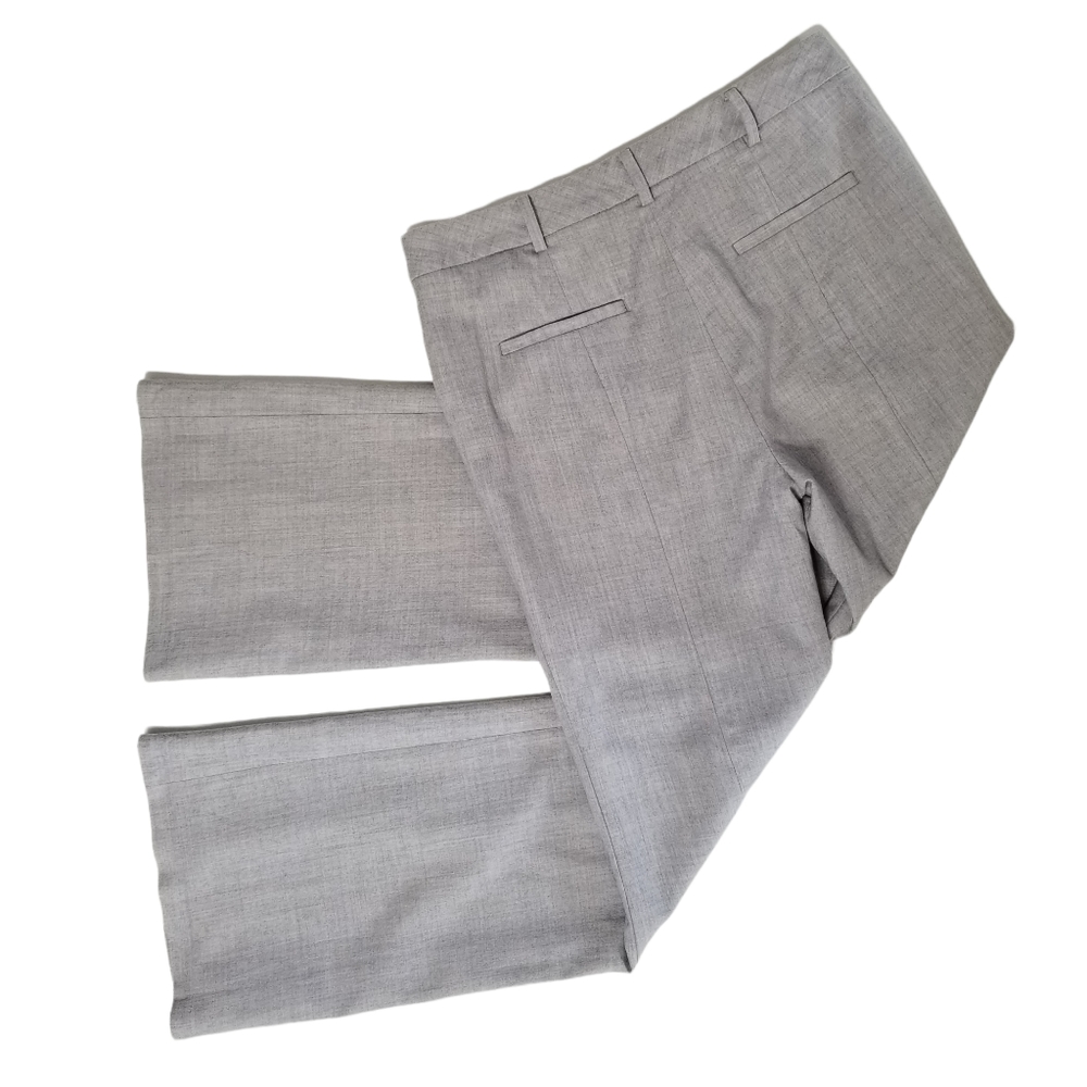 Talbots Heritage Grey Wool Lined Straight Leg Dress Pants